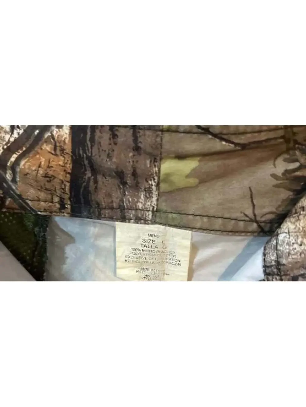 Camo swimming trunks size men’s large